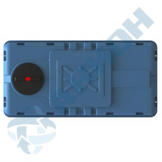 Ёмкость AНИОН Р2500ФК2 объем 2500 литров с дыхательным клапаном синяя