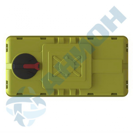 Ёмкость AНИОН Р2500ФК3 объем 2500 литров с поплавковым клапаном жёлтая