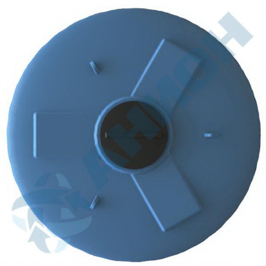 Ёмкость AНИОН SB17_2ВФК2 объем 12000 литров с дыхательным клапаном синяя