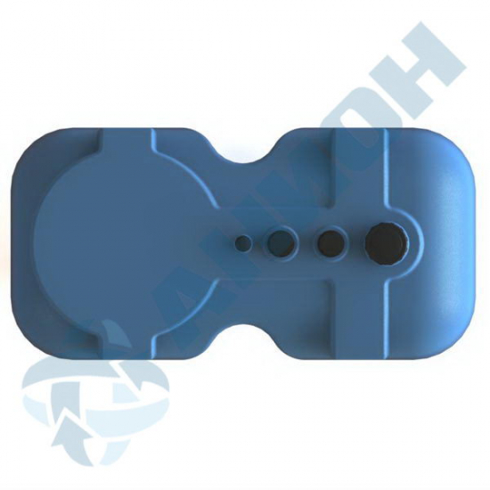 Ёмкость AНИОН Т1000КЗ объем 1000 литров для дизельного топлива, со сливом