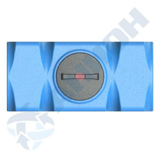 Ёмкость AНИОН Т250ГФК2З объем 250 литров с дыхательным клапаном и сливом синяя