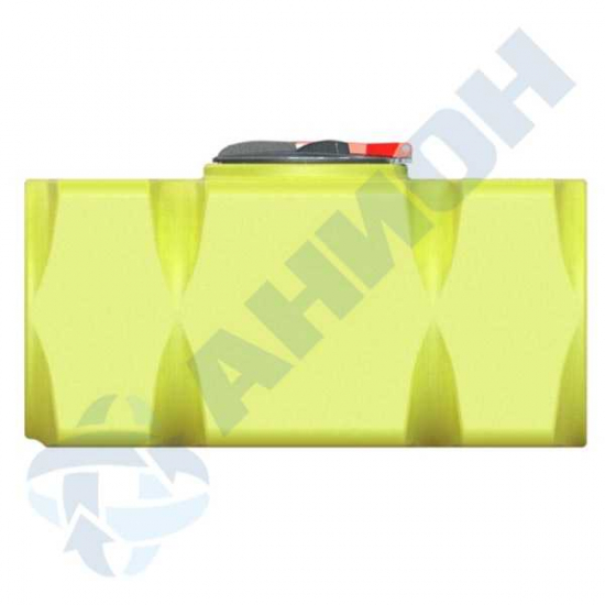 Ёмкость AНИОН Т250ГФК3З объем 250 литров с поплавковым клапаном и сливом жёлтая