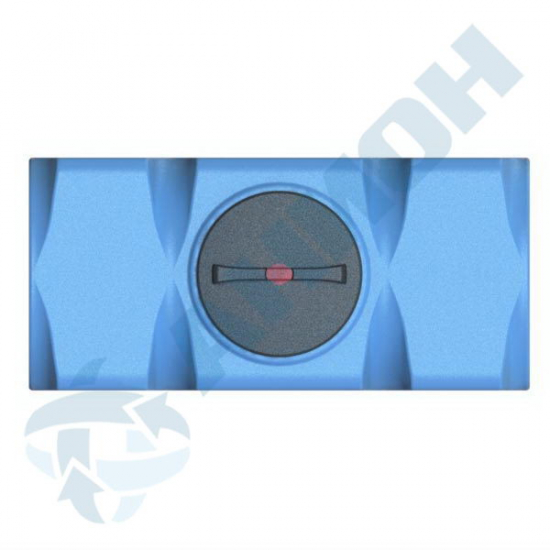 Ёмкость AНИОН Т500ГФК2З объем 500 литров с дыхательным клапаном и сливом синяя