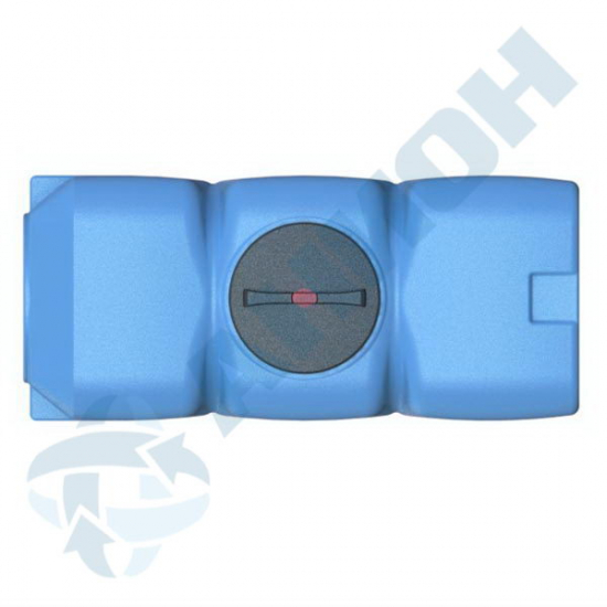 Ёмкость AНИОН Т800ГФК2З объем 800 литров с дыхательным клапаном и сливом синяя