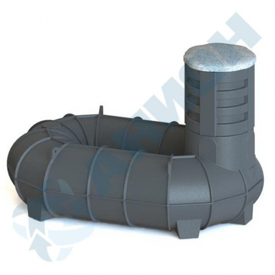 Ёмкость AНИОН U2000_СК_К590 объем 2000 л. для подземного хранения жидкостей, с увеличенной высотой