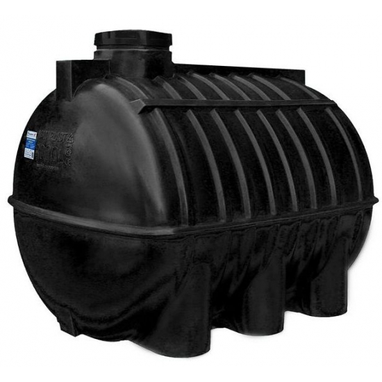 Ёмкость AQUAPLAST ОГ3000 объём 3000 литров чёрная