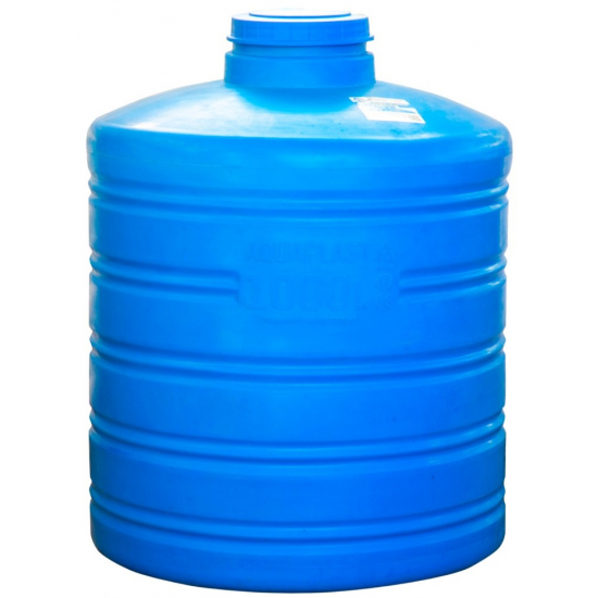 Ёмкость AQUAPLAST ОВ1000М объём 1000 литров синяя