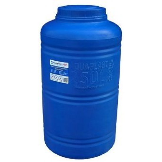 Ёмкость AQUAPLAST ОВ250 объём 250 литров синяя
