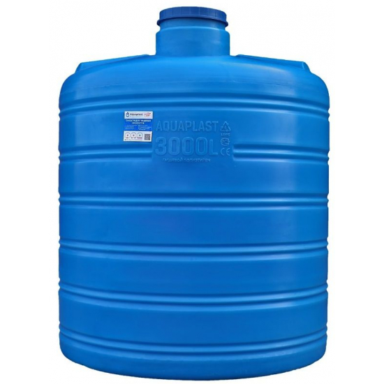 Ёмкость AQUAPLAST ОВ3000 объём 3000 литров синяя