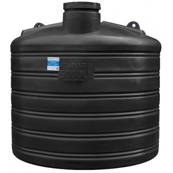 Ёмкость AQUAPLAST ОВ5000 объём 5000 литров чёрная