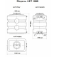Ёмкость AQUATECH ATP-1000 объем 1000 литров синяя 