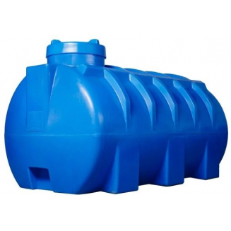 Ёмкость БАЙДАР ПЛАСТ горизонтальная 1000 литров В90 Д170 Ш90 синяя
