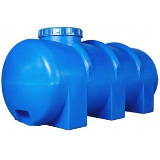 Ёмкость БАЙДАР ПЛАСТ горизонтальная 500 литров В82 Д156 Ш66 синяя