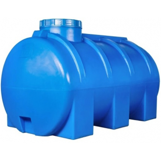 Ёмкость БАЙДАР ПЛАСТ горизонтальная 750 литров В92 Д155 Ш80 синяя