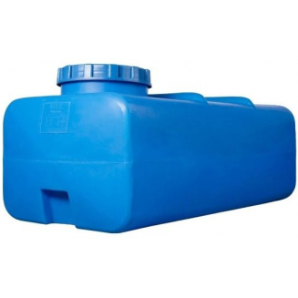 Ёмкость БАЙДАР ПЛАСТ прямоугольная 400 литров В60 Д130 Ш66 синяя