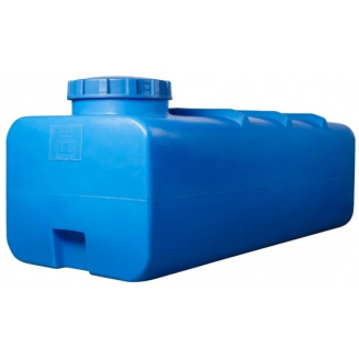 Ёмкость БАЙДАР ПЛАСТ прямоугольная 500 литров В62 Д157 Ш66 синяя