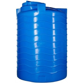 Ёмкость БАЙДАР ПЛАСТ вертикальная 2500 литров В215 Ш128 синяя