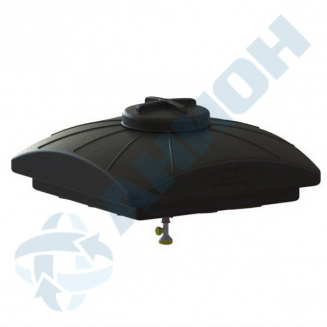 Ёмкость для душа AНИОН Д250А_КОМ объем 250 литров чёрная, с лейкой