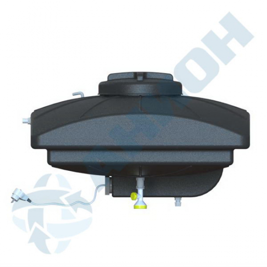 Ёмкость для душа AНИОН Д250ЭО объем 250 литров с подогревом чёрная