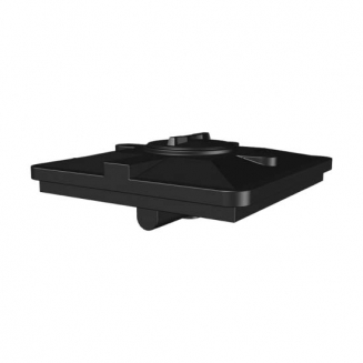 Ёмкость для душа AQUATECH 950x950x305  объем 120 литров чёрная