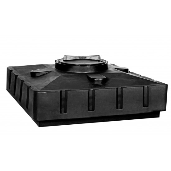 Ёмкость для душа AQUATECH 950x950x440  объем 240 литров чёрная