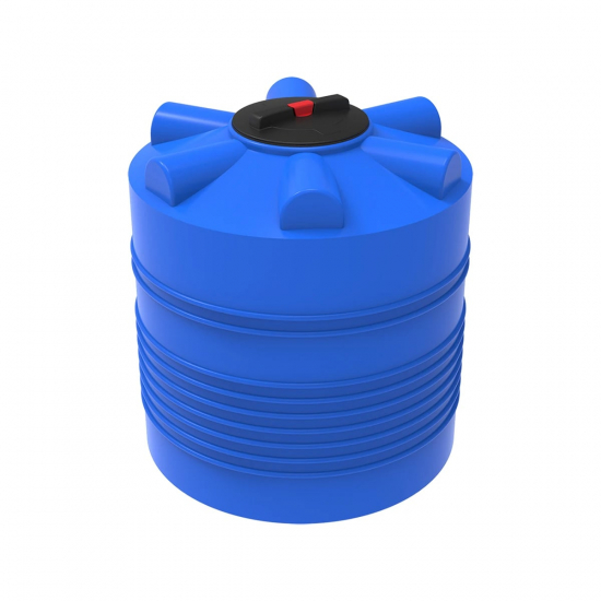Ёмкость ЭкоПром ЭВЛ500 объем 500 литров с дыхательным клапаном синяя