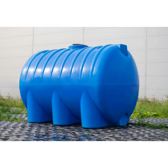 Ёмкость ЭкоПром HR8000 объем 8000 литров с дыхательным клапаном синяя