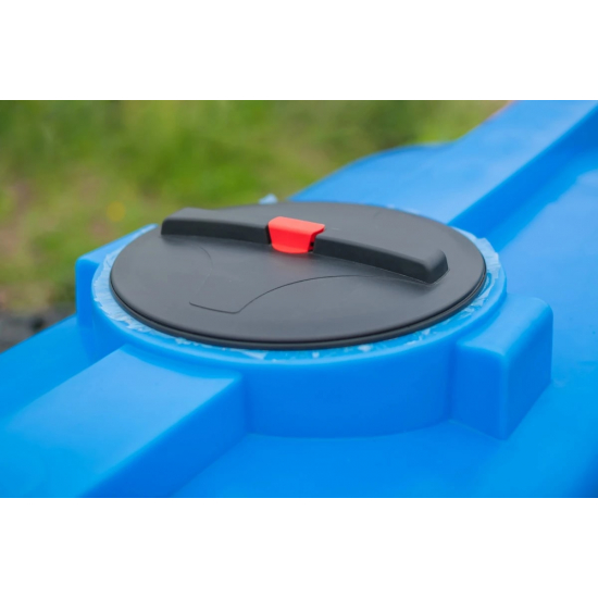 Ёмкость ЭкоПром S2000 объем 2000 литров с дыхательным клапаном синяя