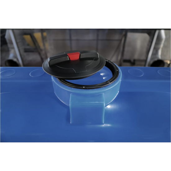 Ёмкость ЭкоПром S750 объем 750 литров с дыхательным клапаном синяя