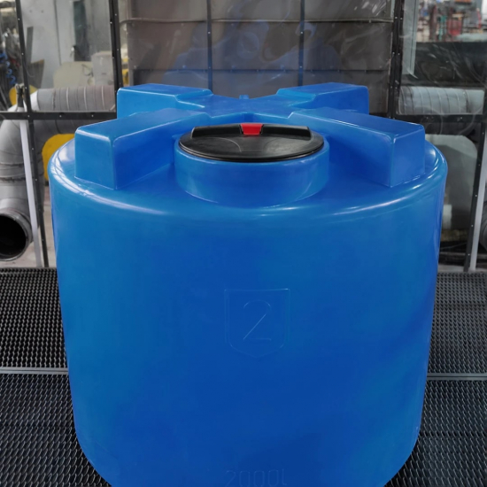 Ёмкость ЭкоПром T2000 объем 2000 литров с дыхательным клапаном синяя
