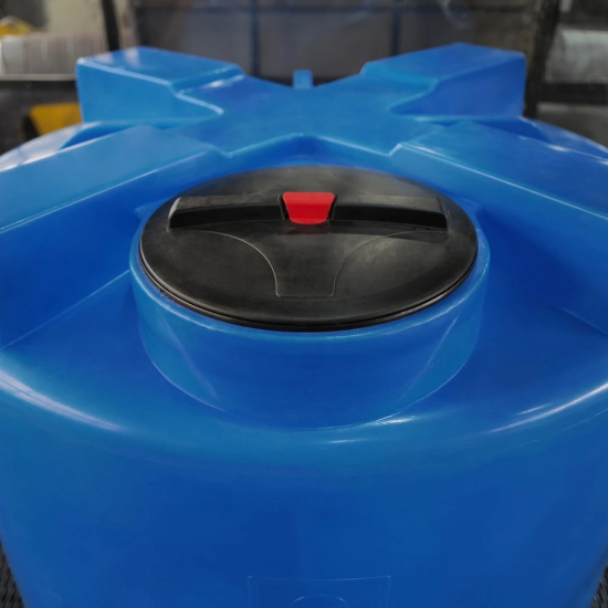 Ёмкость ЭкоПром T2000 объем 2000 литров с дыхательным клапаном синяя