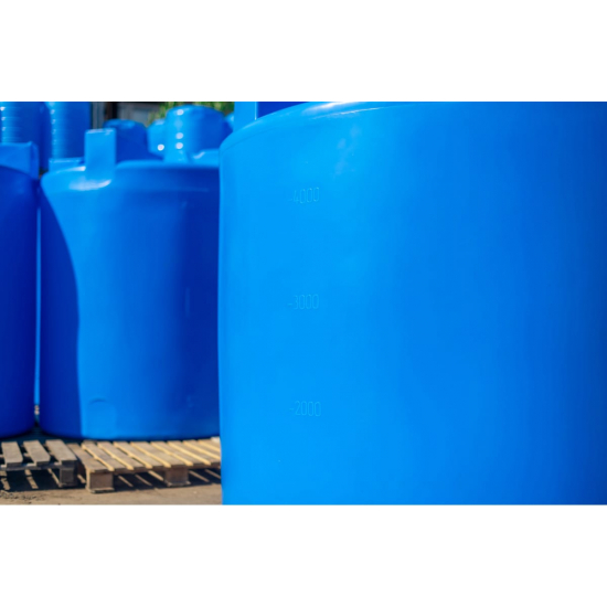 Ёмкость ЭкоПром TH5000 объем 5000 литров c дыхательным клапаном синяя