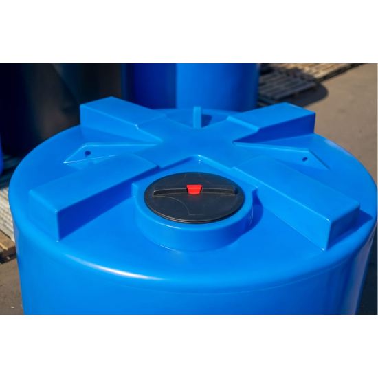 Ёмкость ЭкоПром TH5000 объем 5000 литров c дыхательным клапаном синяя
