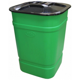 Емкость пластиковая АЛЬТЕРНАТИВА М3047 с крышкой 300 литров