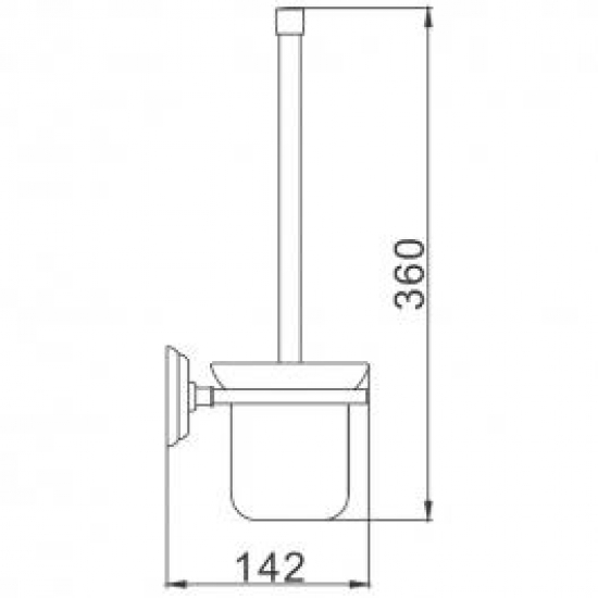 Ершик FRAP F1510 настенный