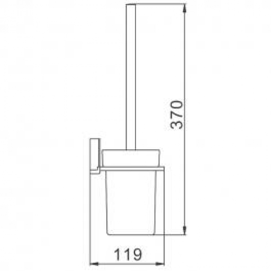Ершик FRAP F1810 NEW настенный квадратный