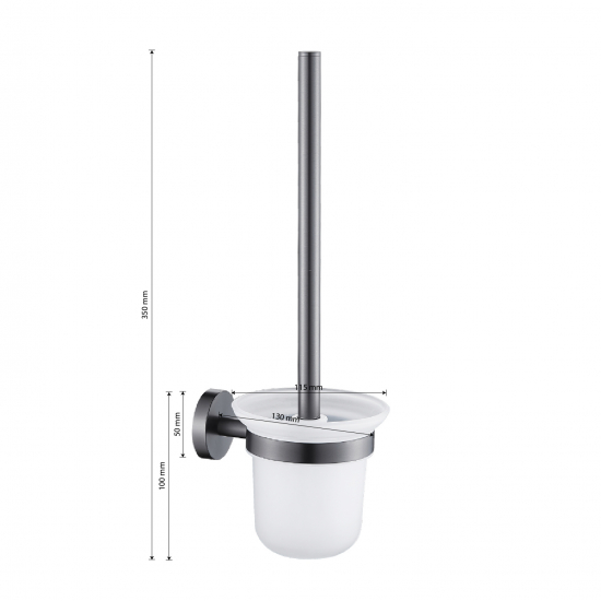 Ершик GFmark GF-78162 настенный графит