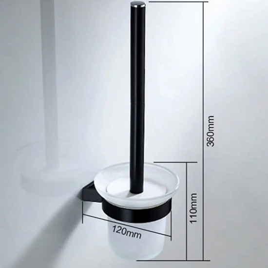 Ершик LEDEME L5510 черный настенный