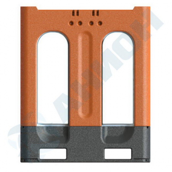 Еврокуб AНИОН КСГМГ1000НН_СК_VДК_2 объем 1000 литров в жёстком пластиковом кожухе, со сливом белый