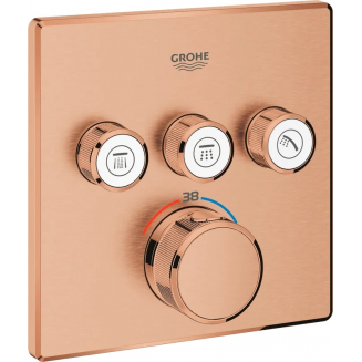 Термостатический смеситель встраиваемый GROHE Grohtherm SmartControl 29126DL0 тёплый закат