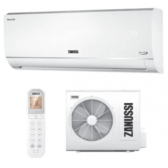 Сплит-система ZANUSSI Siena DC Inverter ZACS/I-12 HS/N1 инверторного типа комплект 