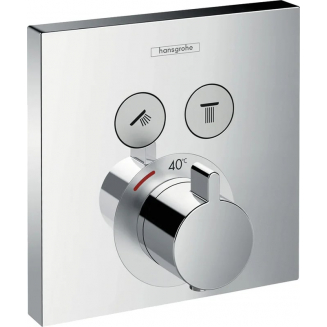 Термостатический смеситель встраиваемый HANSGROHE ShowerSelect 15763000, С ВНУТРЕННЕЙ ЧАСТЬЮ, хром
