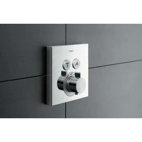 Термостатический смеситель встраиваемый HANSGROHE ShowerSelect 15763000, С ВНУТРЕННЕЙ ЧАСТЬЮ, хром