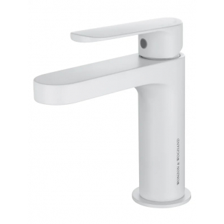 Смеситель для раковины WONZON & WOGHAND WW-H1032-MB белый матовый Смеситель для раковины WONZON & WOGHAND WW-H1032-MB белый матовый