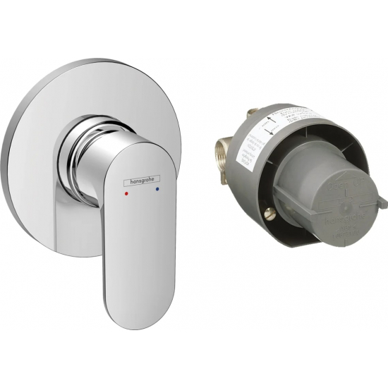 Встраиваемый смеситель для душа и ванны HANSGROHE Rebris S 72648000 С ВНУТРЕННЕЙ ЧАСТЬЮ, хром