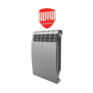 Радиатор алюминиевый ROYAL THERMO Biliner Alum Silver Satin 500/87  1 секция