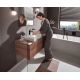 Лейка для душа HANSGROHE Pulsify Relaxation 105 3jet 24110670 матовый чёрный