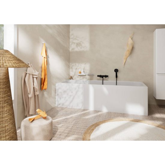 Лейка для душа HANSGROHE Pulsify Relaxation 105 3jet 24110670 матовый чёрный