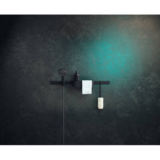 Лейка для душа HANSGROHE Pulsify Relaxation 105 3jet 24110670 матовый чёрный