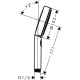 Лейка для душа HANSGROHE Pulsify Relaxation 105 3jet 24110670 матовый чёрный